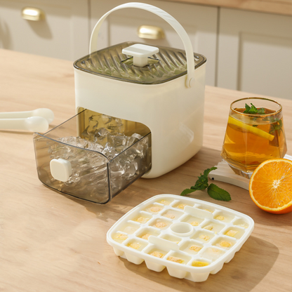 Press Ice Cube Tray – Large Capacity, Food-Grade Material