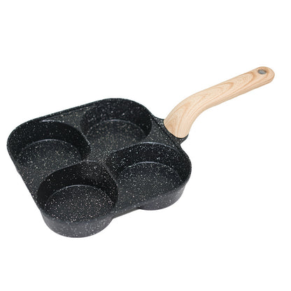 EggMate™ Multi-Section Non-Stick Pan: Ideal for Eggs, Bacon, and Burgers
