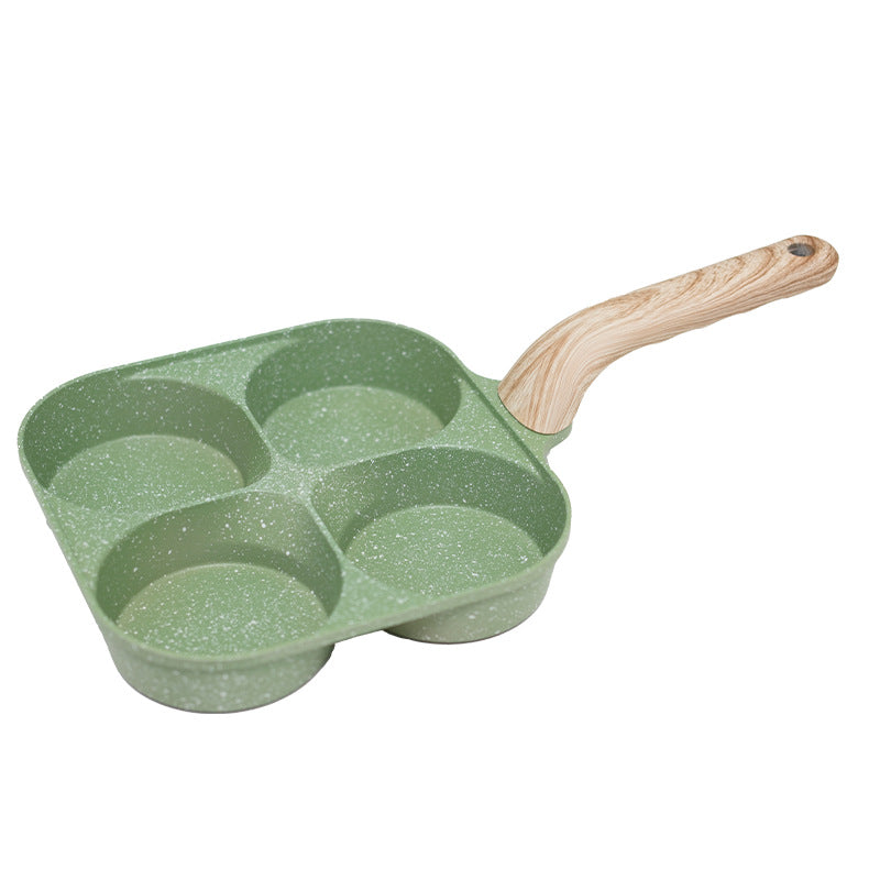 EggMate™ Multi-Section Non-Stick Pan: Ideal for Eggs, Bacon, and Burgers