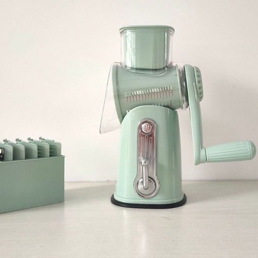 Multi-Functional Hand-Crank Grater: Perfect for Cheese, Vegetables, Efficient & Safe Kitchen Tool