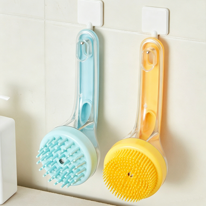 The HydroSprout · Ergonomic Dispensing Silicone SPA Brush