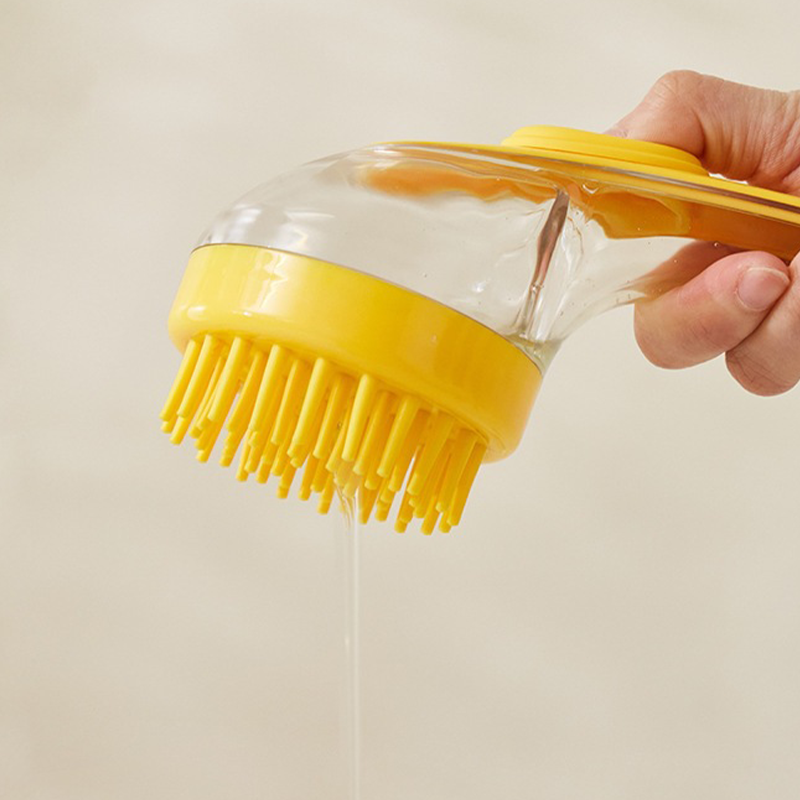 The HydroSprout · Ergonomic Dispensing Silicone SPA Brush