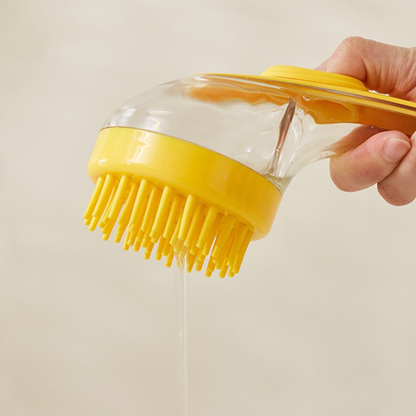 The HydroSprout · Ergonomic Dispensing Silicone SPA Brush