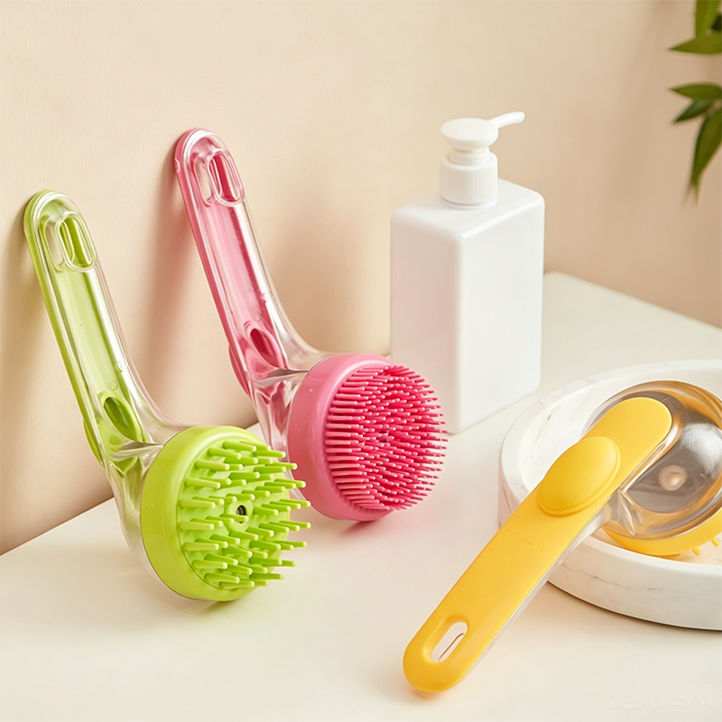The HydroSprout · Ergonomic Dispensing Silicone SPA Brush