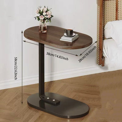 C-Shaped Minimalist Side Table – Compact & Space-Saving