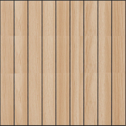 Wood-Grain Waterproof Self-Adhesive Wall Sticker: Easy Installation & Realistic Effect