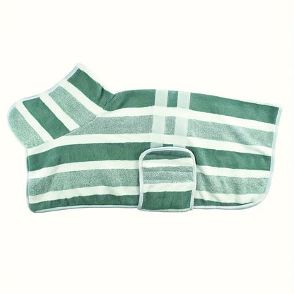 AquaDry · Ultra-Absorbent Pet Bathrobe & Quick-Dry Towel