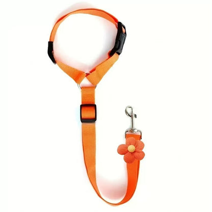 SafeTrave Adjustable Headrest Pet Car Seat Belt for Dogs and Cats