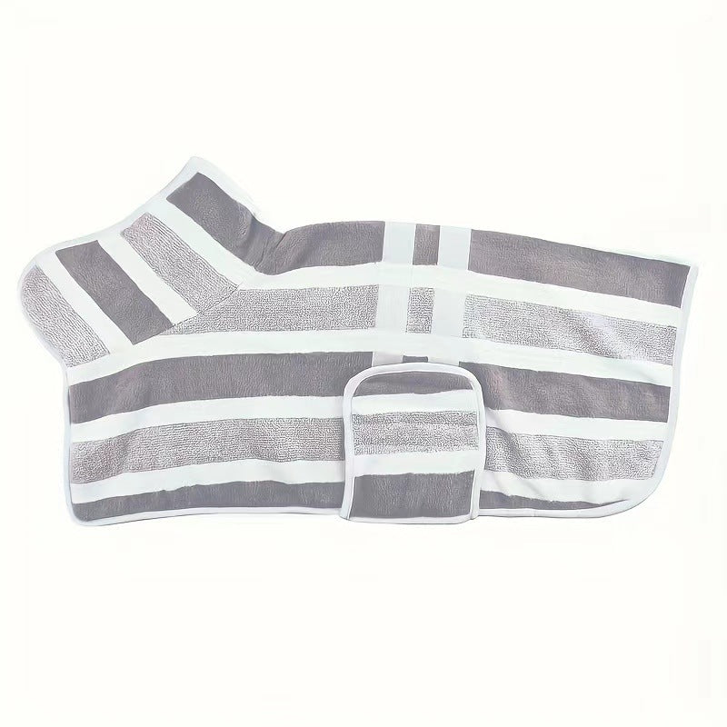 AquaDry · Ultra-Absorbent Pet Bathrobe & Quick-Dry Towel