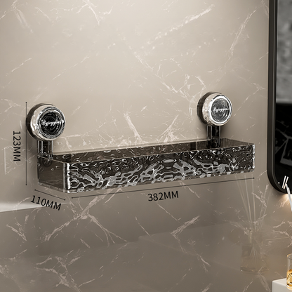 No-Drill Wavy Shelf – Large Surface & Strong Load-Bearing