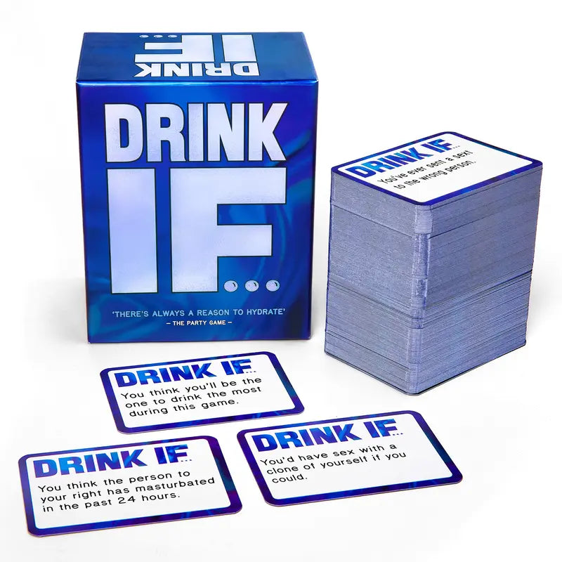 Drink If Hilarious Adult Party Drinking Card Game For Friends