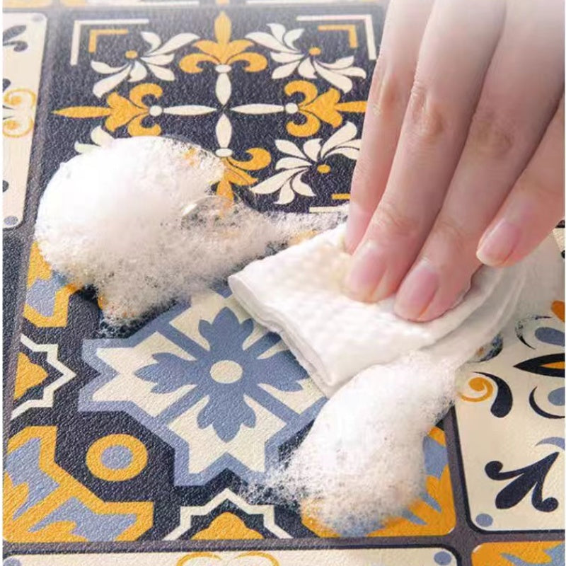 Vintage Draining Mat –Absorbent, Oil-Resistant, Non-Slip & Heat-Proof