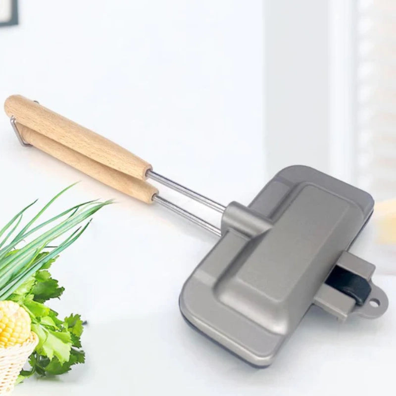 Sandwich Maker Pan: Non-Stick Double-Sided Toast Mold