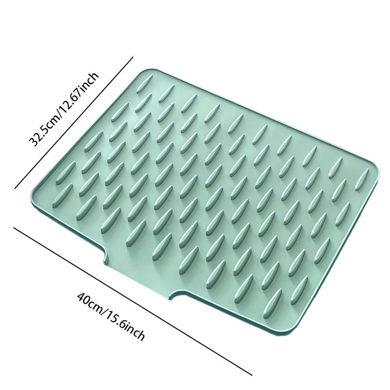Sloped Silicone Draining Mat – Heat-Proof & Non-Slip