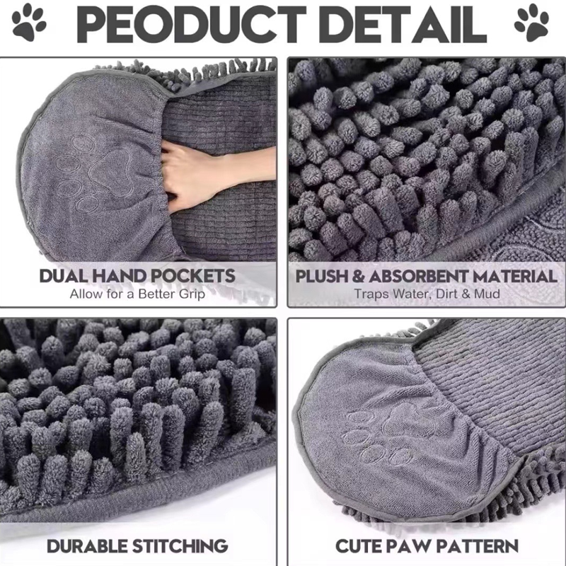 DryPaws Pet Towel – Coral Fleece Comfort & Strong Absorption