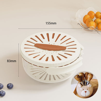 2-in-1 Draining and Preservation Basket: Simplify Washing & Storing