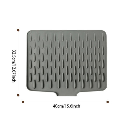 Sloped Silicone Draining Mat – Heat-Proof & Non-Slip