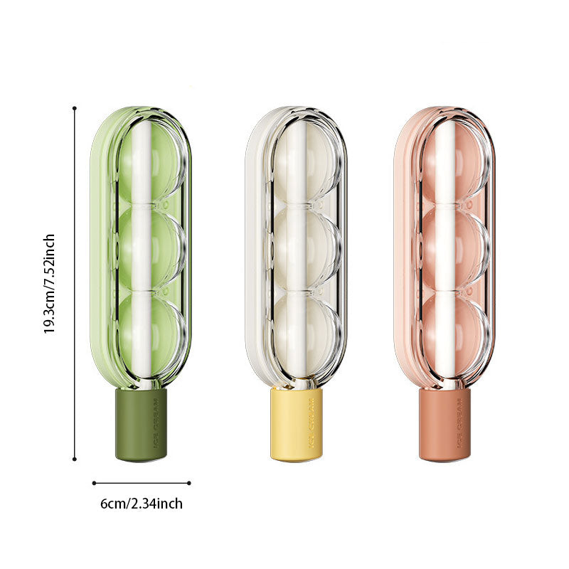 FrostyPop Reusable Straw Lollipop Ice Mold: Quick Release, Slow Melting & Easy to Clean